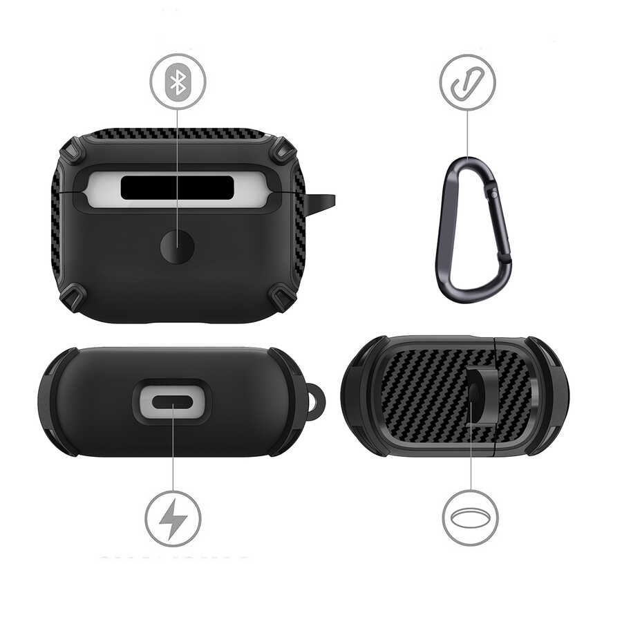 Apple Airpods Pro Uyumlu Kılıf Zore Airbag 26 Silikon - 8