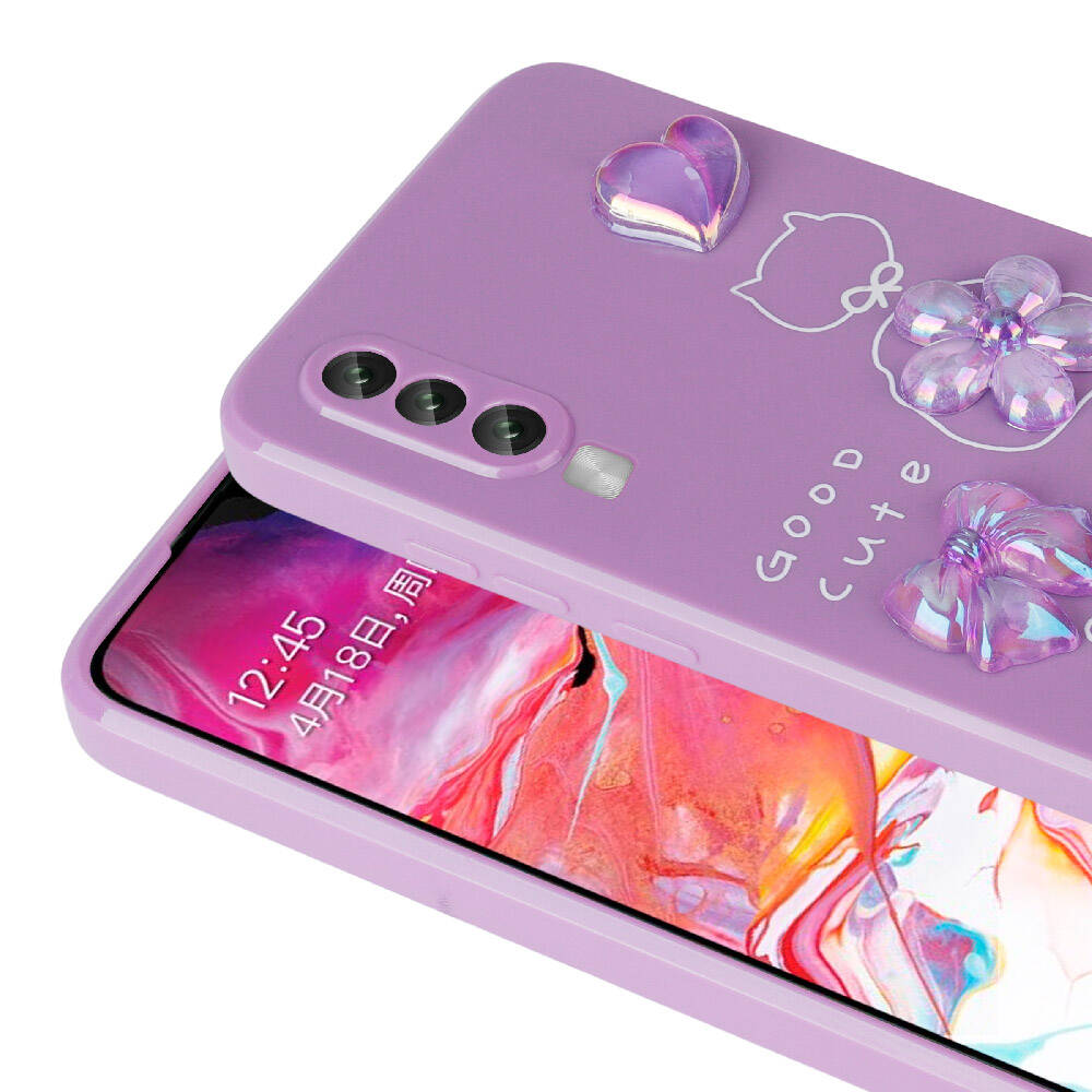 Samsung Galaxy A50 Uyumlu Kılıf Kabartma Figürlü Parlak Zore Toys Silikon Kapak - 2