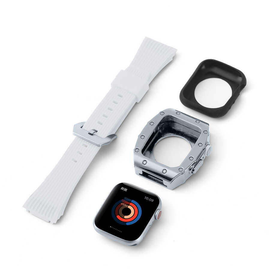 ​​​Apple Watch 44mm Uyumlu KRD-65 Kordon - 11