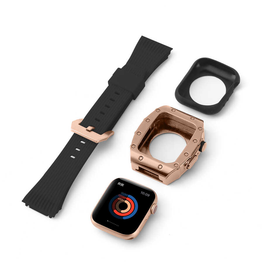 ​​​Apple Watch 44mm Uyumlu KRD-65 Kordon - 12