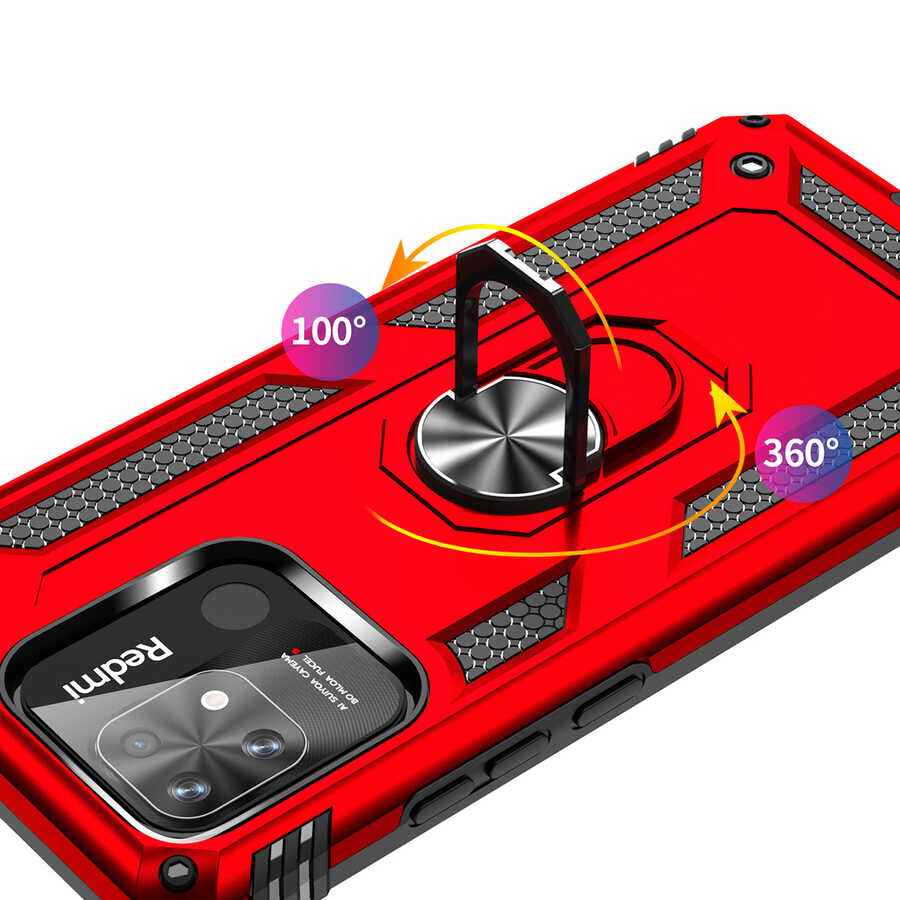 Xiaomi Redmi 10C Uyumlu Kılıf Zore Vega Kapak - 5