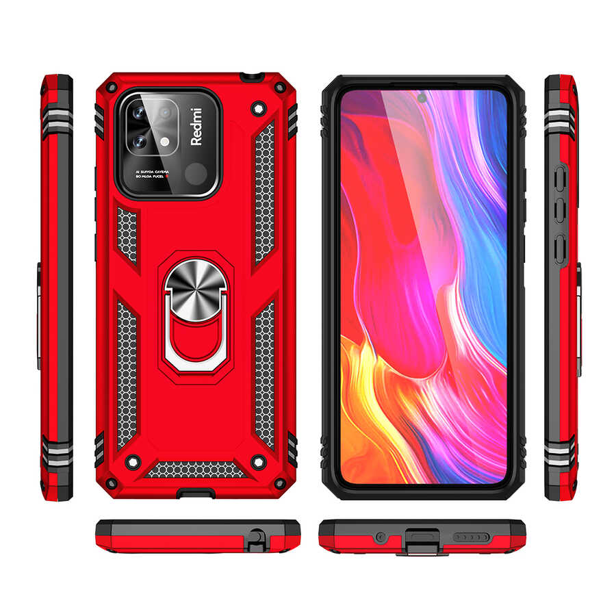 Xiaomi Redmi 10C Uyumlu Kılıf Zore Vega Kapak - 6