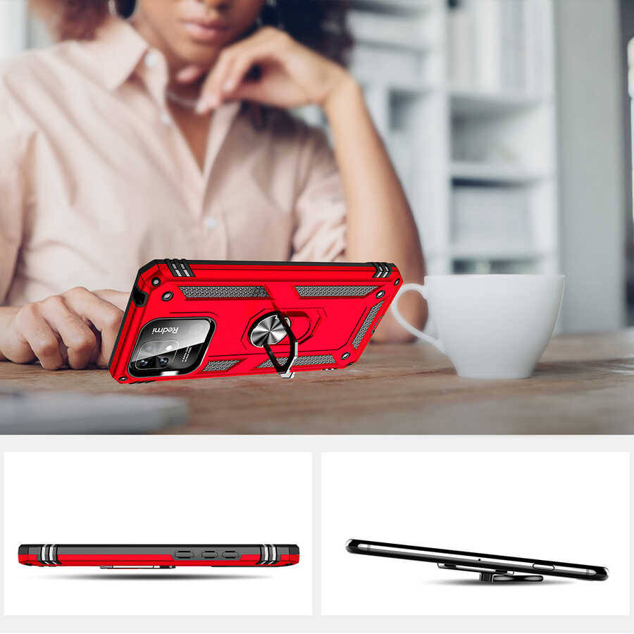 Xiaomi Redmi 10C Uyumlu Kılıf Zore Vega Kapak - 7