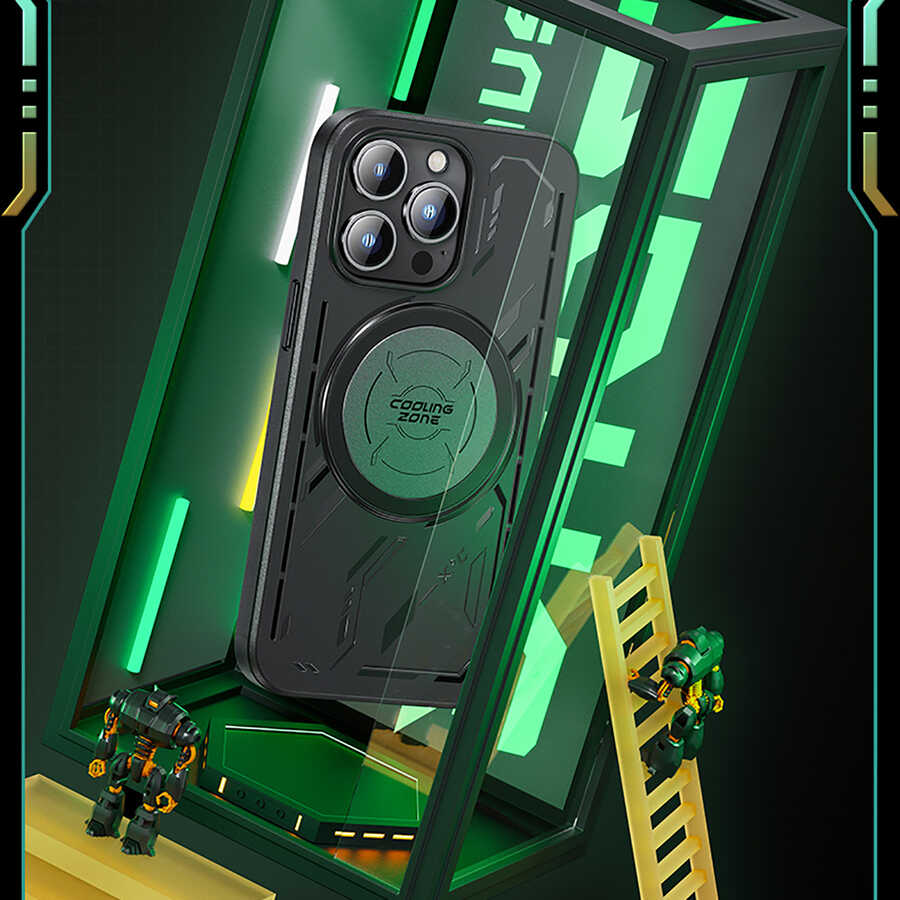 Apple iPhone 13 Pro Uyumlu Kılıf Benks Isınmayı Önleyici Magnetic Oyuncu Telefon Kılıfı - 6