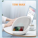 Wiwu Y1 Gece Lambalı Ve Kablosuz Şarj Standlı Bluetooth Speaker Hoparlör - 5