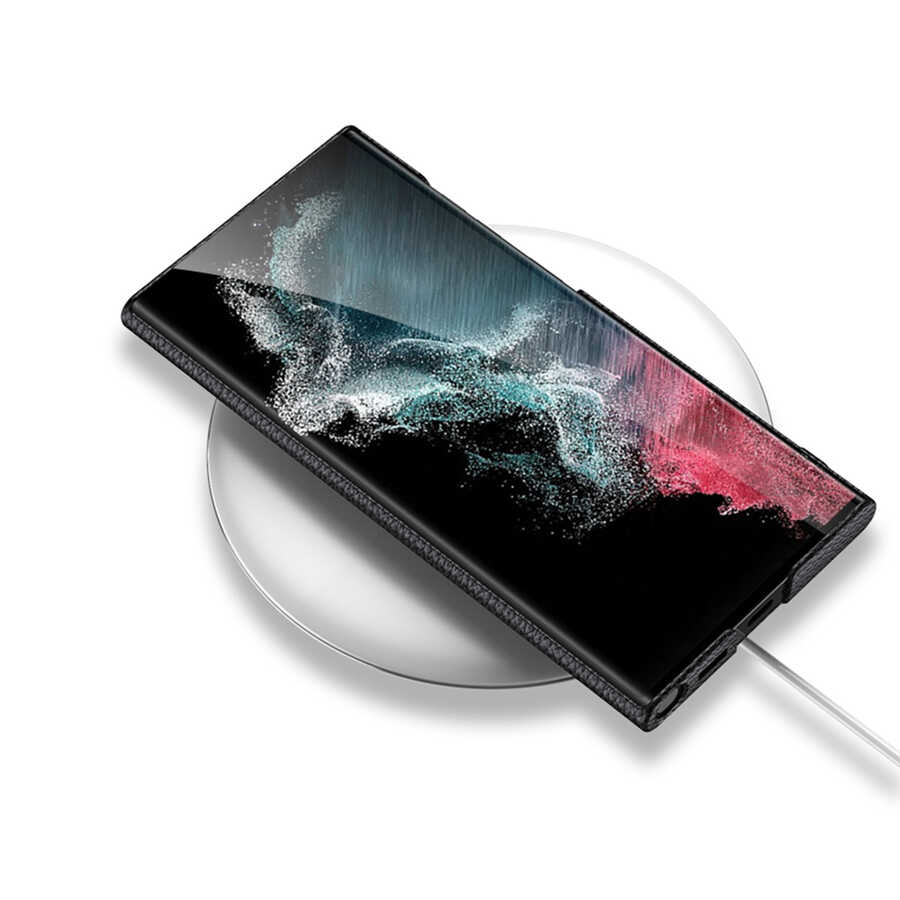 Samsung Galaxy S22 Ultra Uyumlu Kılıf Zore Kıpta Standlı Kapak - 7