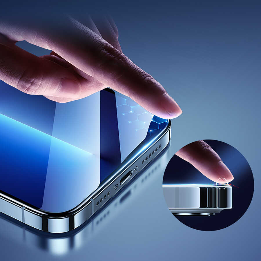 Apple iPhone 13 Pro Uyumlu Benks Mat Ekran Koruyucu Parmak İzi Bırakmayan Oyunculara Özel Ekran Filmi - 9