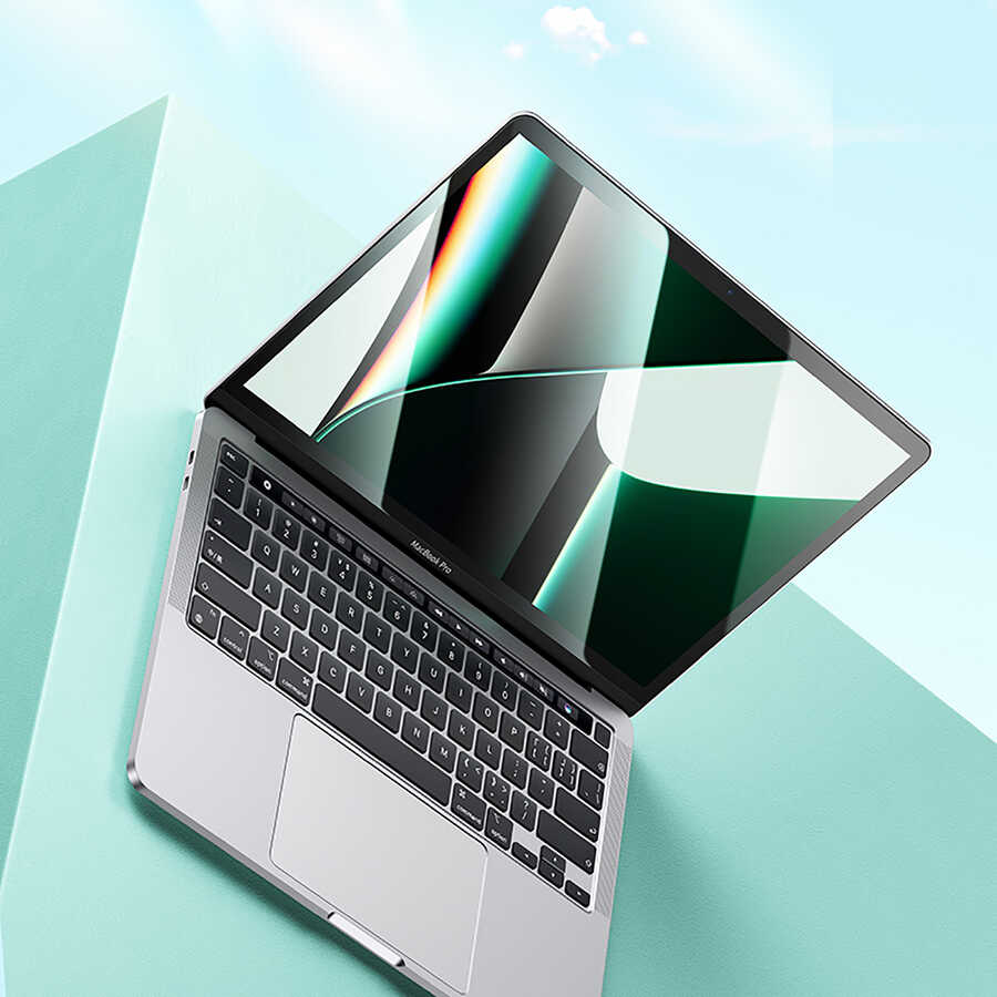 Apple Macbook 13.3' Air 2020 Uyumlu Benks AR (Anti Reflective) Yansıma Önleyici Ekran Koruyucu - 5