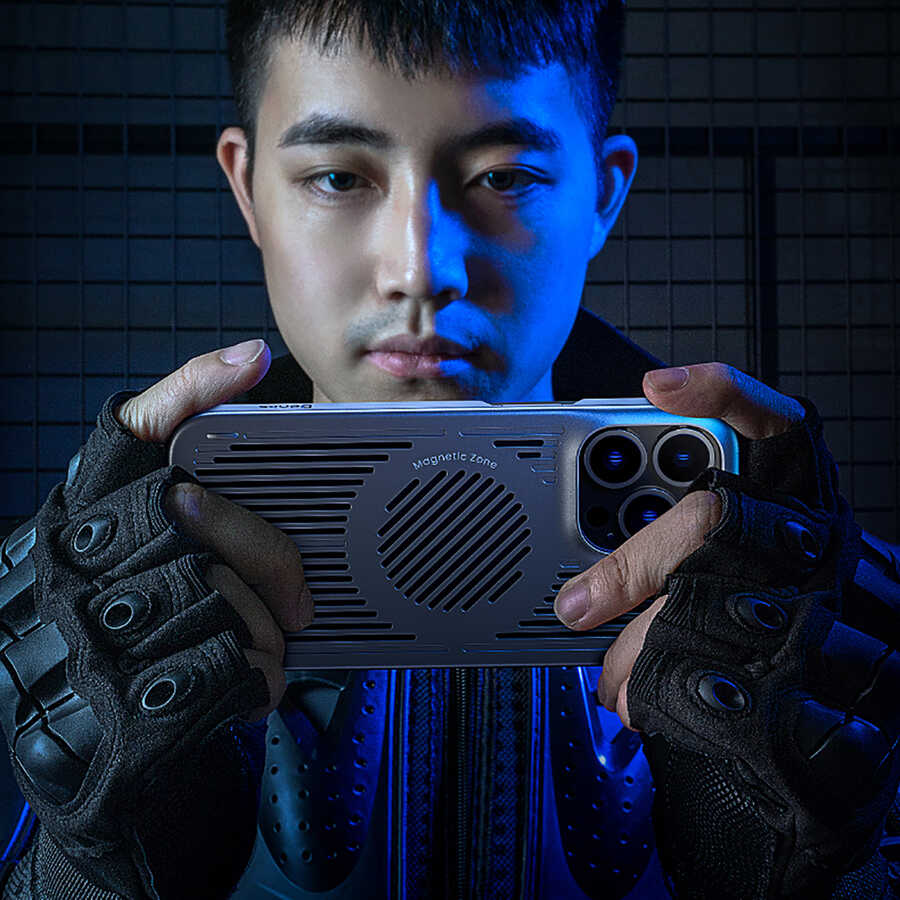 Apple iPhone 13 Uyumlu Kılıf Benks Bizzard Soğutucu Özellikli Oyuncu Telefon Kılıfı - 4