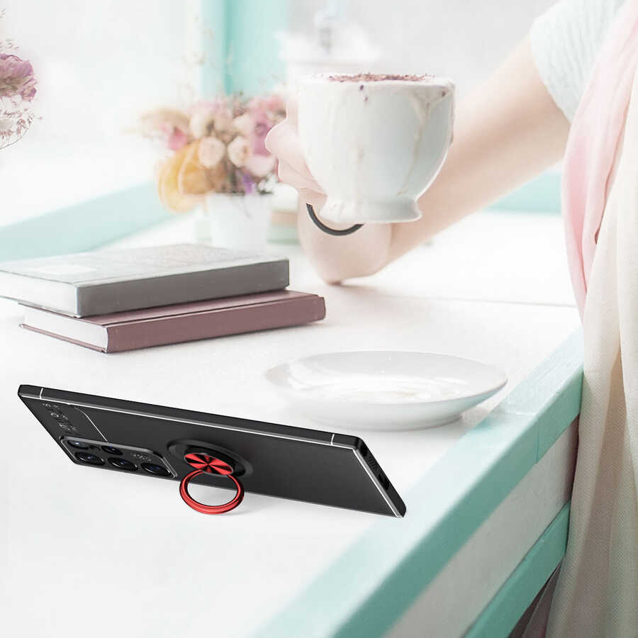 Samsung Galaxy S22 Ultra Uyumlu Kılıf Zore Ravel Silikon Kapak - 1