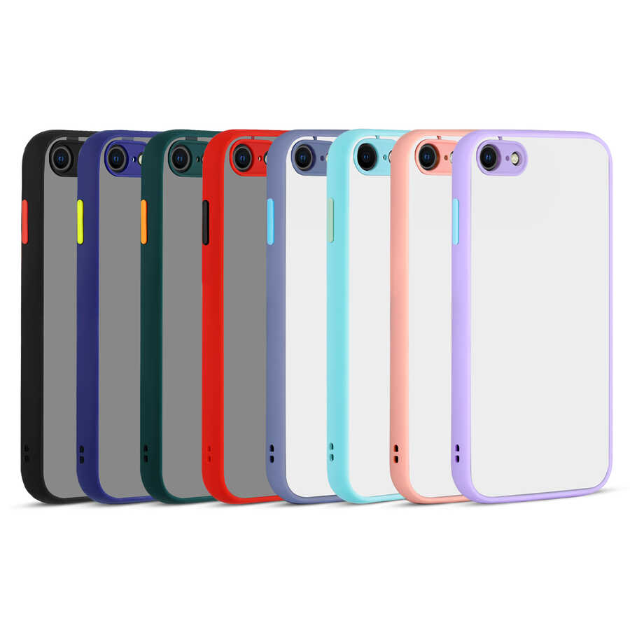 Apple iPhone SE 2022 Uyumlu Kılıf Zore Hux Kapak - 8