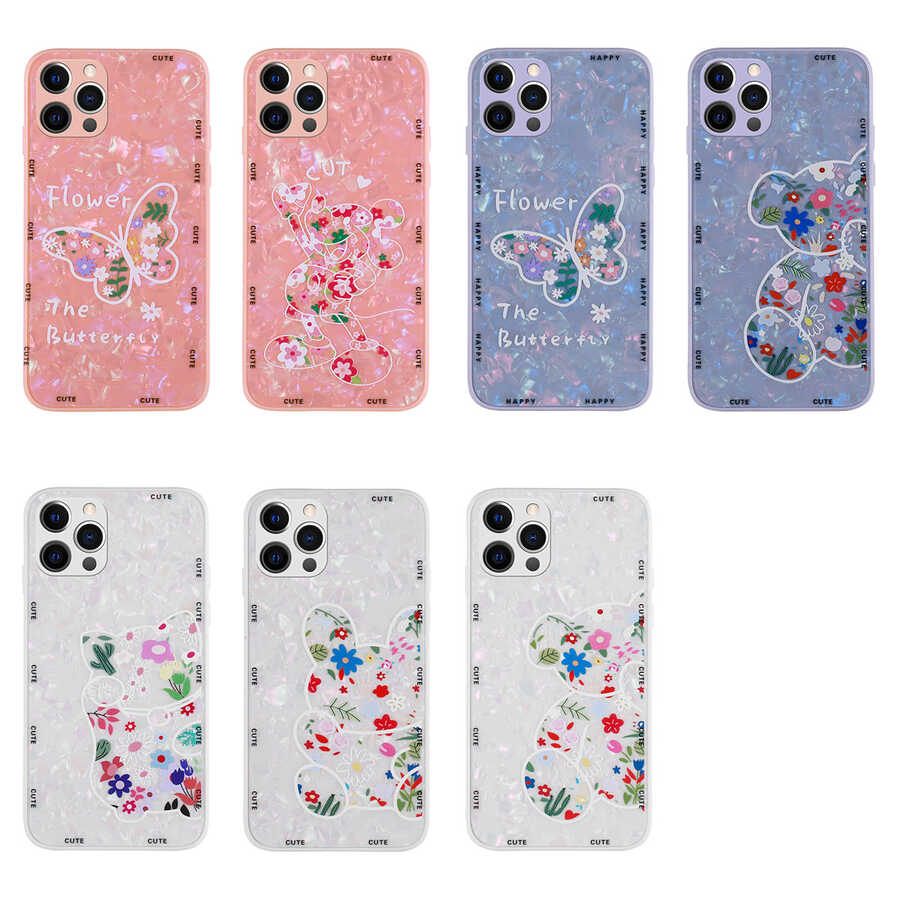 Apple iPhone 12 Pro Uyumlu Kılıf Desenli Sert Silikon Zore Mumila Kapak - 1