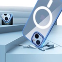 Apple iPhone 13 Uyumlu Kılıf Wireless Şarj Özellikli Zore Krom Magsafe Silikon Kapak - 4