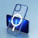 Apple iPhone 13 Uyumlu Kılıf Wireless Şarj Özellikli Zore Krom Magsafe Silikon Kapak - 8