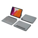 Apple iPad 10.2 Uyumlu (8.Nesil) Wiwu Combo Led Işıklı Magnetik Standlı Klavyeli Kılıf - 2