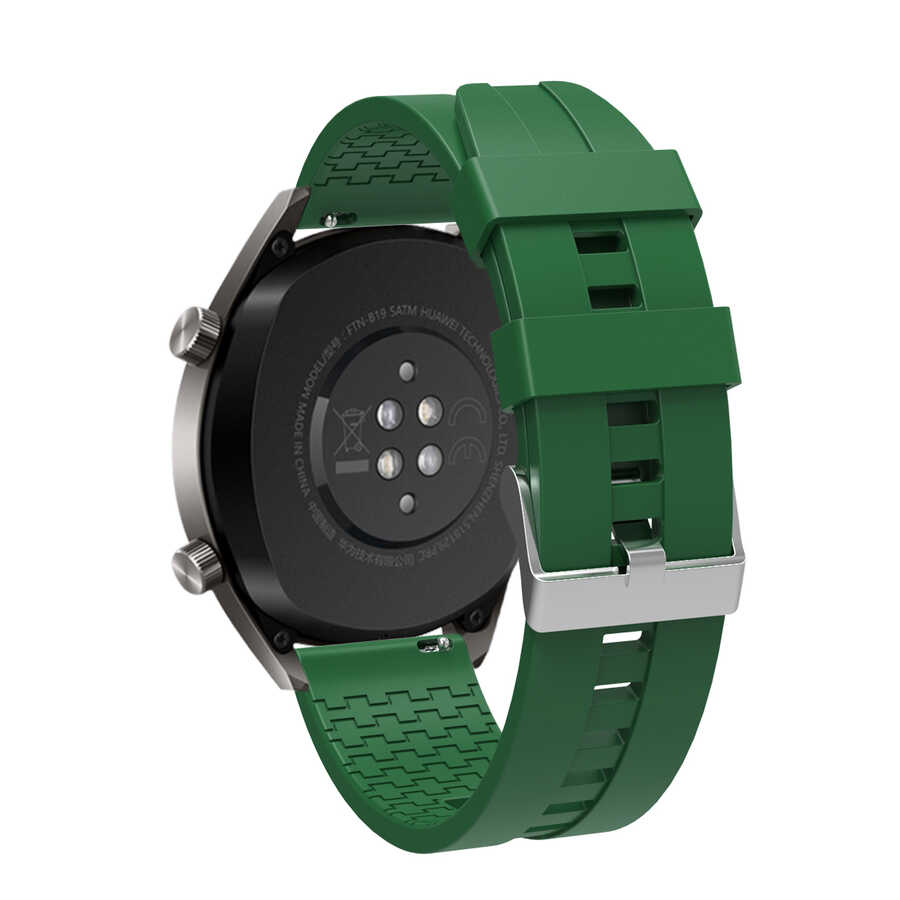 Huawei Watch GT 3 46mm Uyumlu KRD-23 Silikon Kordon - 1