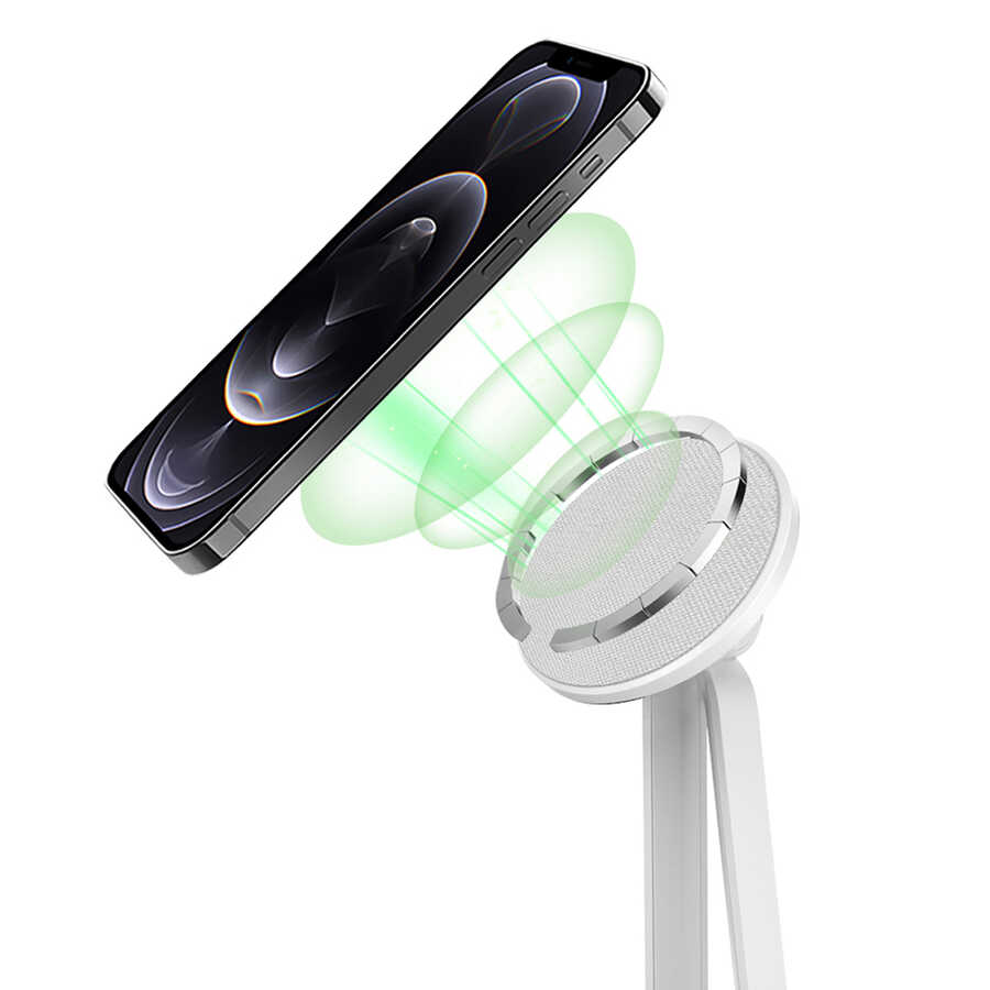 Wiwu M13 2 in 1 Standlı Kablosuz Şarj İstasyonu - 5