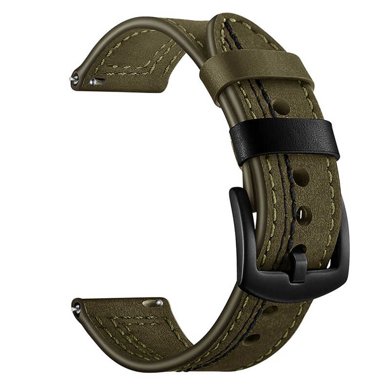 Huawei Watch GT 3 42mm Uyumlu KRD-19 Deri Kordon - 11