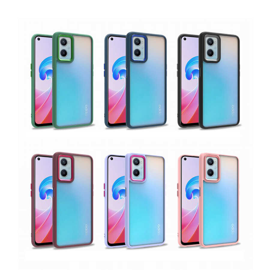 Oppo A96 4G Uyumlu Kılıf Zore Flora Kapak - 2