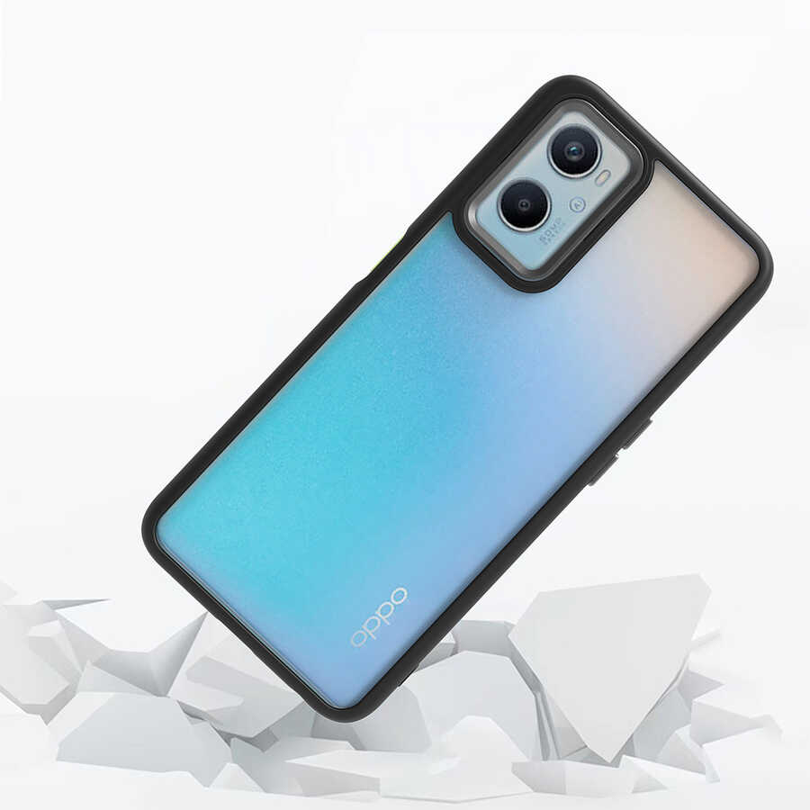 Oppo A76 Uyumlu Kılıf Zore Flora Kapak - 1