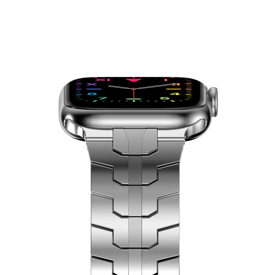 ​​​Apple Watch 42mm Uyumlu KRD-63 Metal Kordon - 3