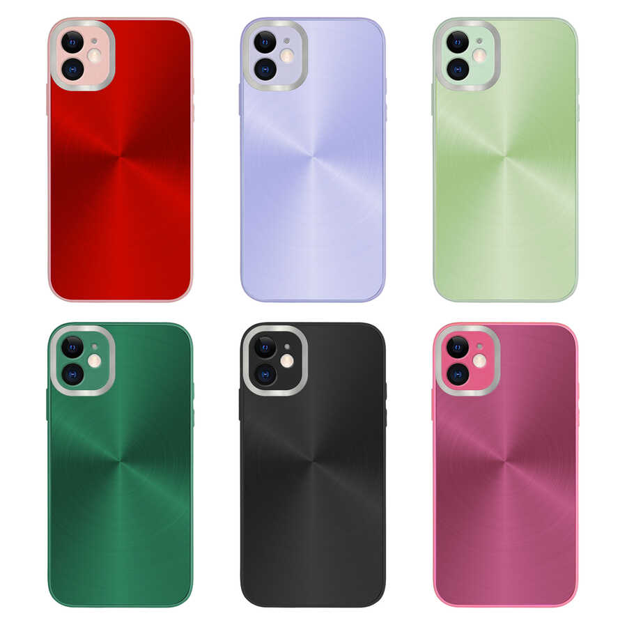 Apple iPhone 11 Uyumlu Kılıf Kamera Korumalı Sert Zore Desa Kapak - 1