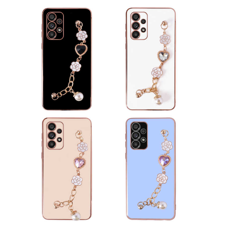 Samsung Galaxy A72 Uyumlu Kılıf El Tutamaçlı Kamera Korumalı Zore Taka Silikon Kapak - 1