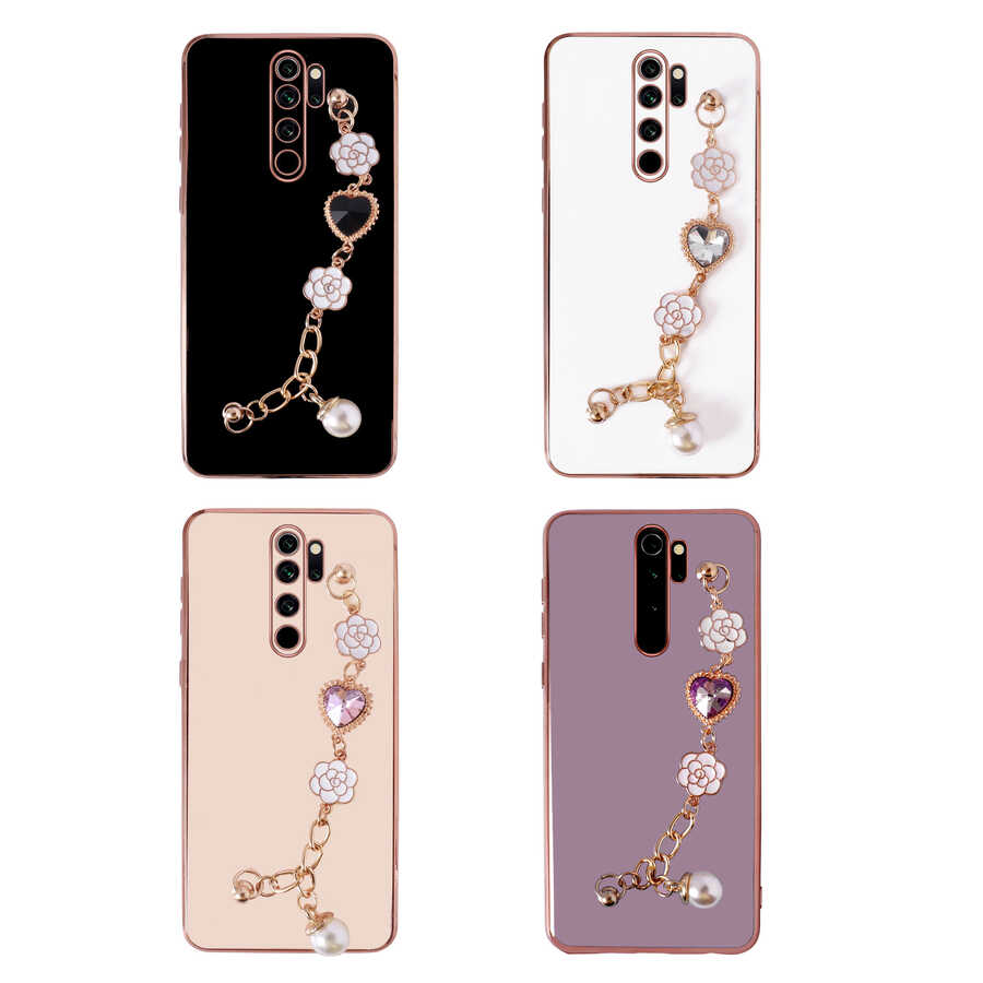 Xiaomi Redmi Note 8 Pro Uyumlu Kılıf El Tutamaçlı Kamera Korumalı Zore Taka Silikon Kapak - 1