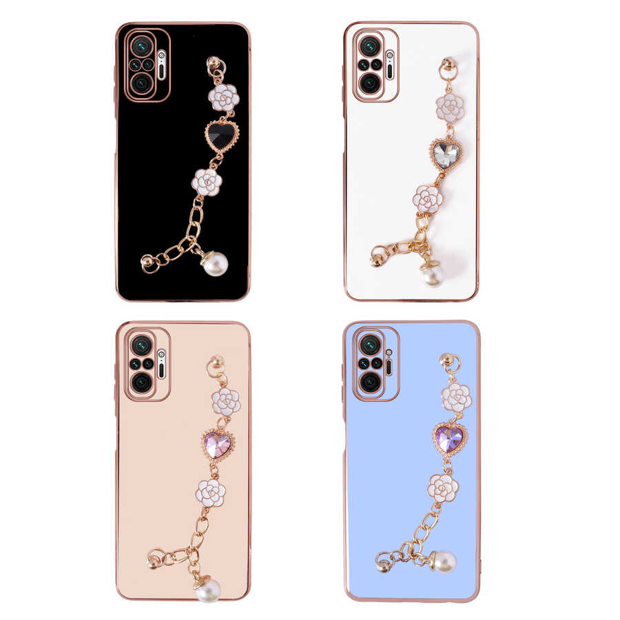 Xiaomi Redmi Note 10 Pro Uyumlu Kılıf El Tutamaçlı Kamera Korumalı Zore Taka Silikon Kapak - 1