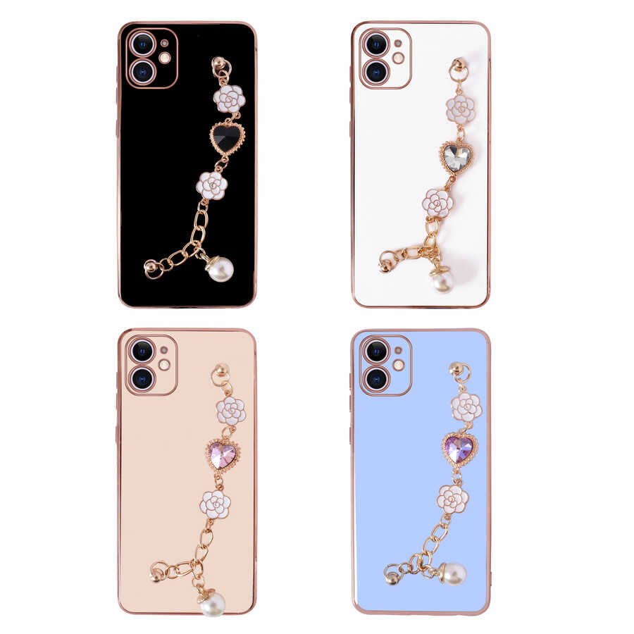 Apple iPhone 11 Uyumlu Kılıf El Tutamaçlı Kamera Korumalı Zore Taka Silikon Kapak - 1