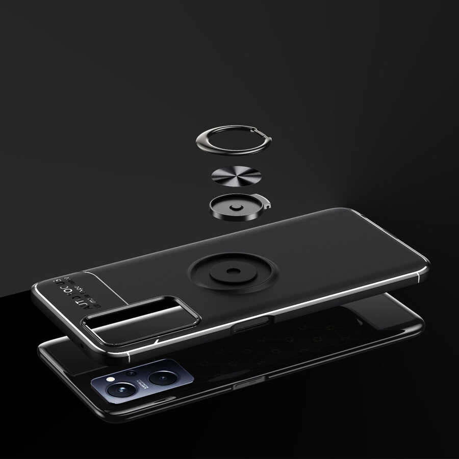 Oppo A76 Uyumlu Kılıf Zore Ravel Silikon Kapak - 3