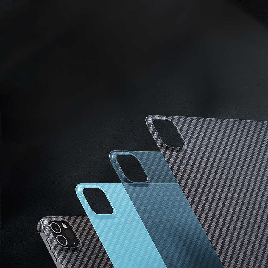 Apple iPad Pro 11 2020 Uyumlu (2.Nesil) Kılıf Benks Essential Kevlar Karbon Fiber Kapak - 4