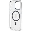 Apple iPhone 15 Pro Max Uyumlu Kılıf Ferrari Orjinal Lisanslı Magsafe Şarj Özellikli Kontrast Bumper SF Ring Kapak
