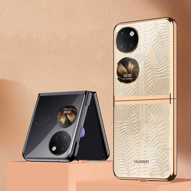 Huawei P50 Pocket Uyumlu Kılıf Zore Kıpta Kapak - 4