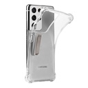 Samsung Galaxy S21 Ultra Uyumlu Kılıf Zore Standlı Süper Silikon Kapak - 6