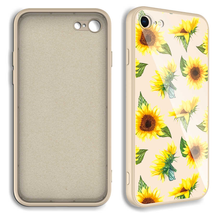 Apple iPhone 7 Uyumlu Kılıf Kamera Korumalı Desenli Sert Silikon Zore Epoksi Kapak - 1