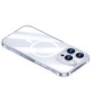 Apple iPhone 14 Pro Uyumlu Kılıf Magsafe Şarj Özellikli Benks Magnetic Shiny Glass Serisi Kapak - 2