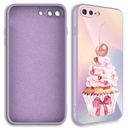 Apple iPhone 8 Plus Uyumlu Kılıf Kamera Korumalı Desenli Sert Silikon Zore Epoksi Kapak - 1