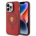 Apple iPhone 15 Pro Uyumlu Kılıf Ferrari Orjinal Lisanslı Magsafe Şarj Özellikli Kontrast Bumper Kapak - 7
