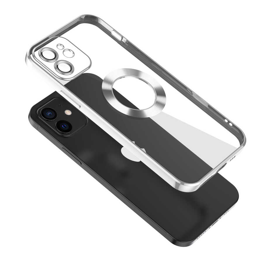 Apple iPhone 11 Uyumlu Kılıf Kamera Korumalı Logo Gösteren Zore Omega Kapak - 3