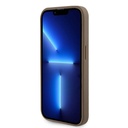 Apple iPhone 15 Pro Max Uyumlu Kılıf Guess Orjinal Lisanslı Delikli Yazı ve 4G Glitter Büyük Metal Logolu Kapak - 5