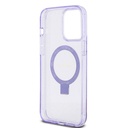 Apple iPhone 15 Pro Max Uyumlu Kılıf Guess Orjinal Lisanslı Magsafe Şarj Özellikli Simli Arka Yüzey Ring Standlı Kapak - 6