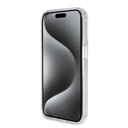 Apple iPhone 15 Pro Max Uyumlu Kılıf Guess Orjinal Lisanslı Magsafe Şarj Özellikli Simli Arka Yüzey Ring Standlı Kapak - 18