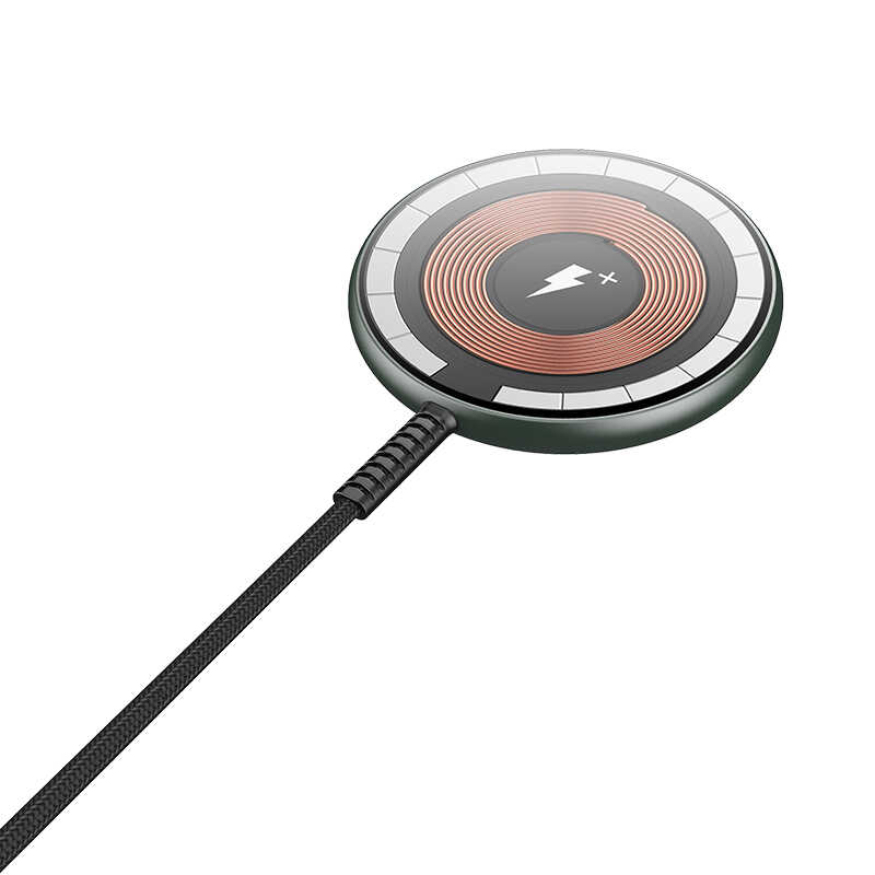 Wiwu M14 Intelligent Wireless Magnetik Şarj Ultra İnce Şeffaf 15W Android iOS Destekli - 2