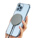 Wiwu M14 Intelligent Wireless Magnetik Şarj Ultra İnce Şeffaf 15W Android iOS Destekli - 10