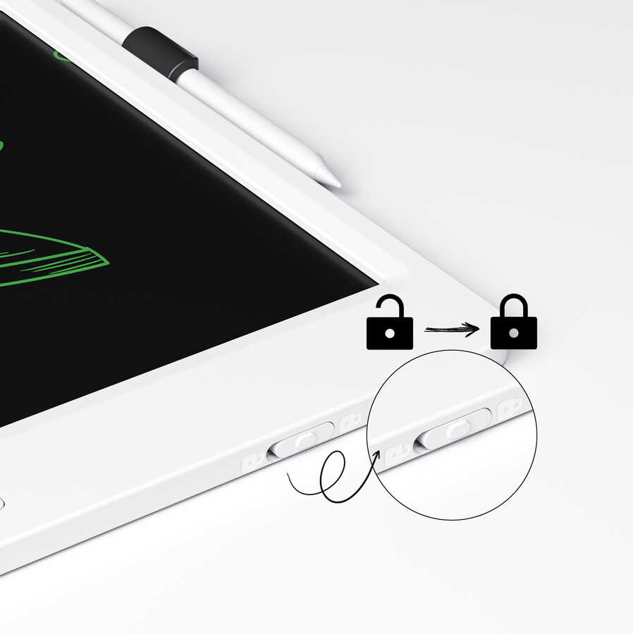 Wiwu LCD Drawing Board Kalemli Pilli Dokunmatik Çizim Tahtası 10 İnç - 2