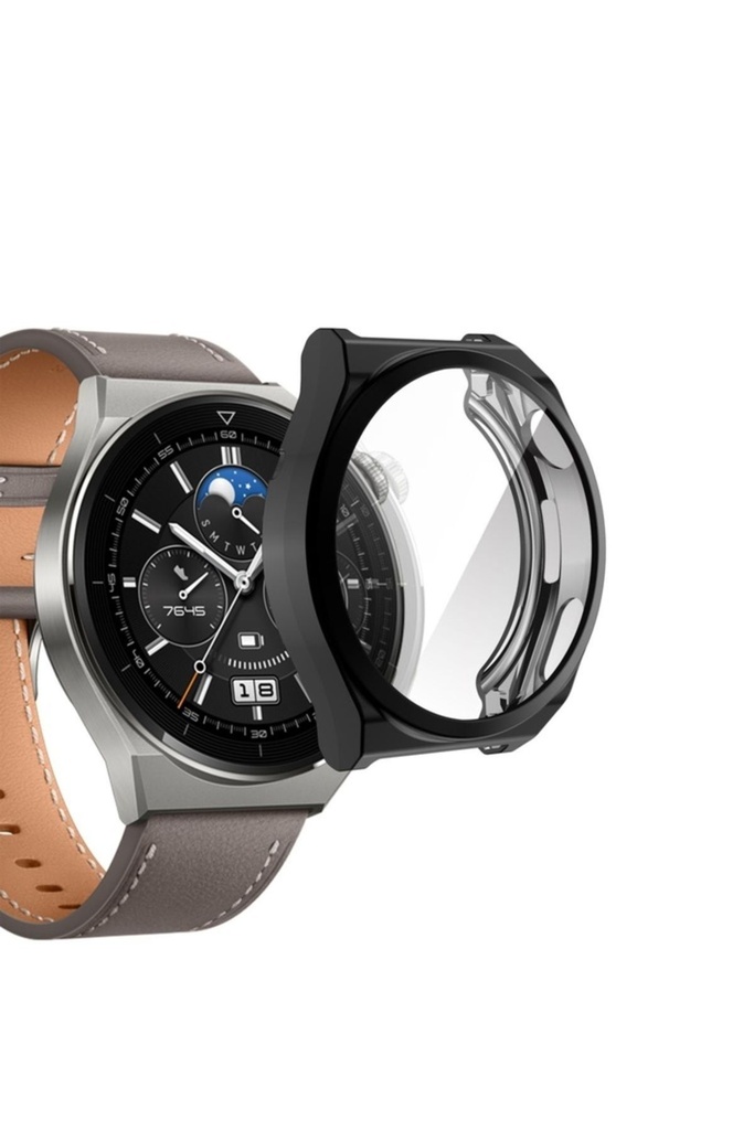 Huawei Watch GT 3 Pro 46mm Uyumlu Zore Watch Gard 02 Koruyucu Silikon