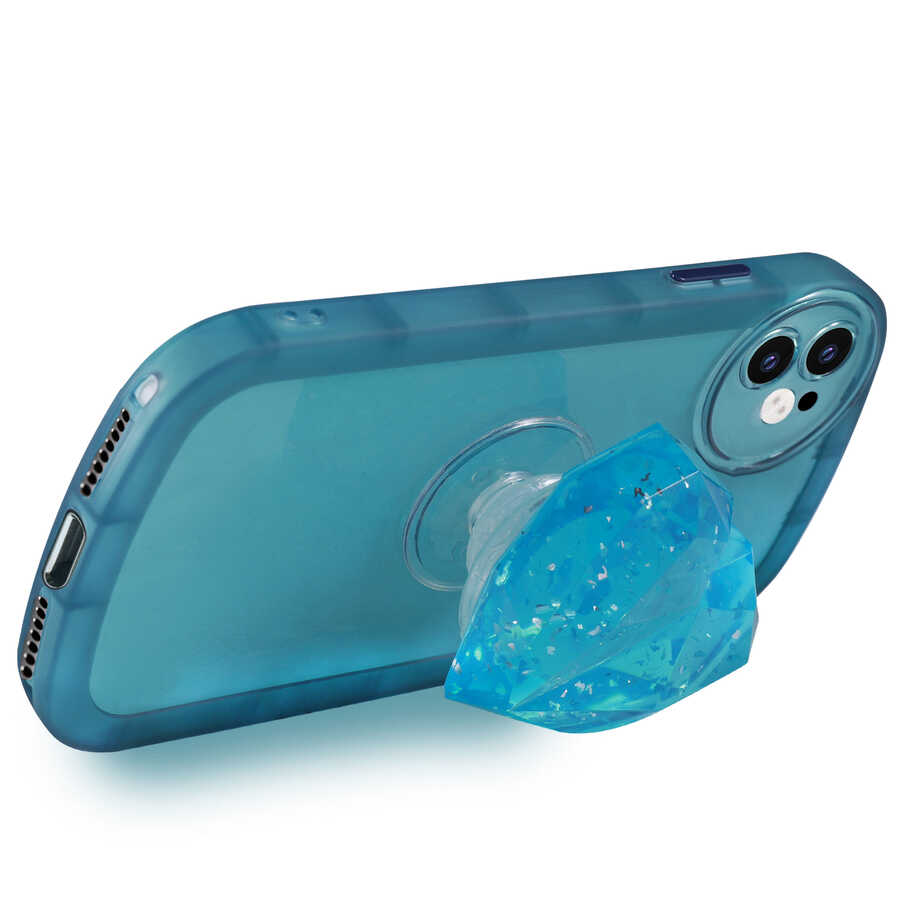 Apple iPhone 11 Uyumlu Kılıf Kamera Korumalı Pop Soketli Renkli Zore Ofro Kapak - 2