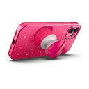 Apple iPhone 11 Uyumlu Kılıf Kamera Korumalı Simli Pop Soketli Lüks Zore Koton Soketli Kapak - 1