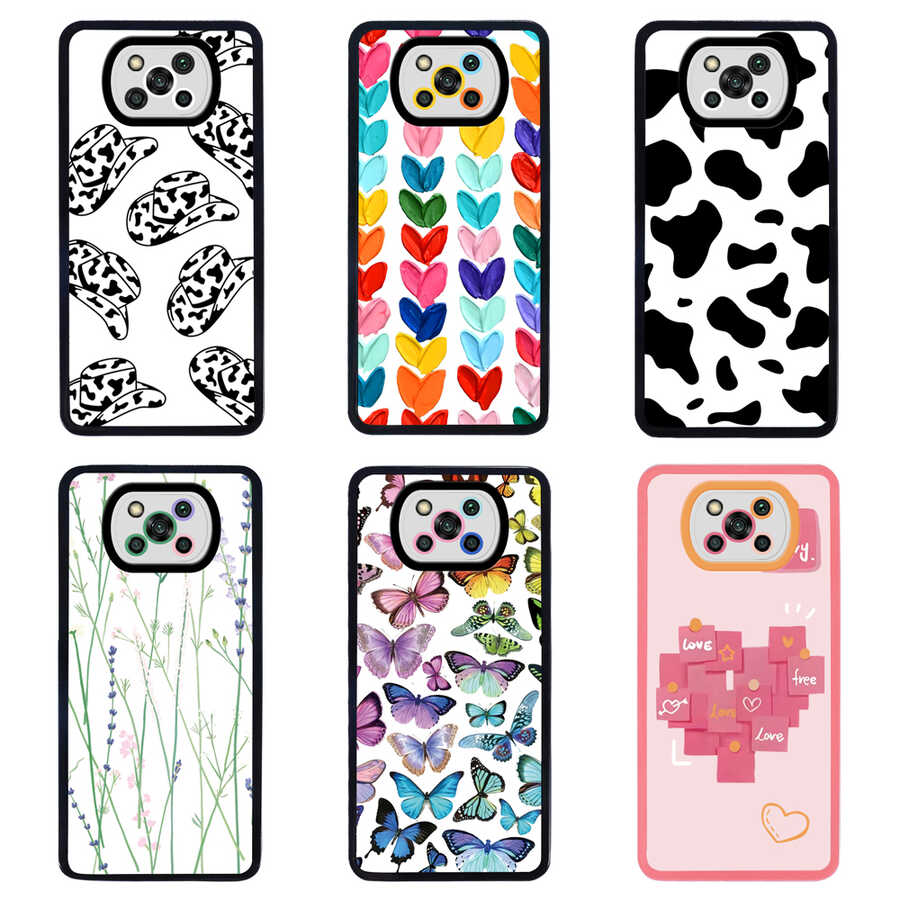 Xiaomi Poco X3 Uyumlu Kılıf Zore M-Fit Desenli Kapak - 1